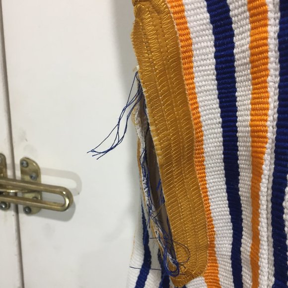 VINTAGE SLEEVELESS STRIPE MIDI DRESSES SIZE M - Picture 6 of 11